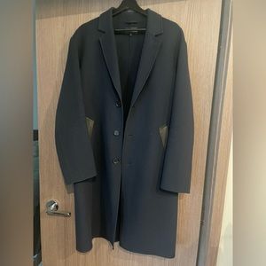 Mackage - Trench Coat / Dark Navy - L / XL (Brand New)